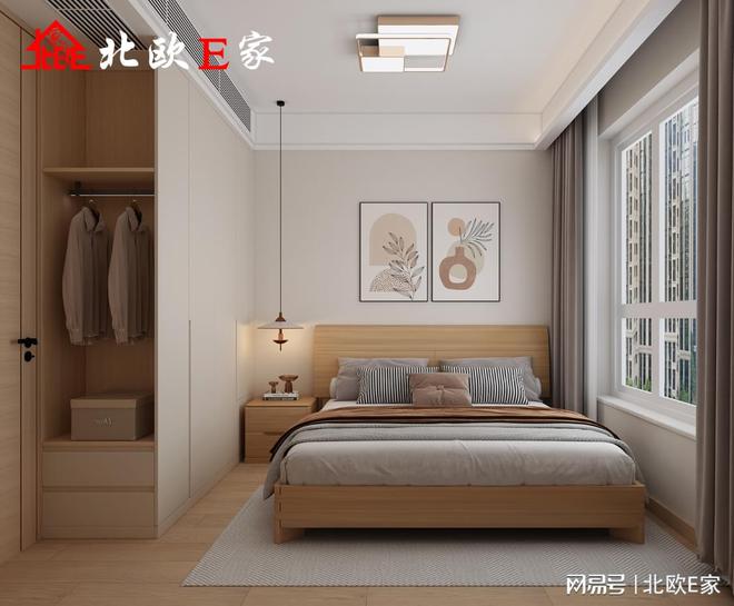 属于150㎡的简约浪漫凯发入口北欧E家丨专(图7)